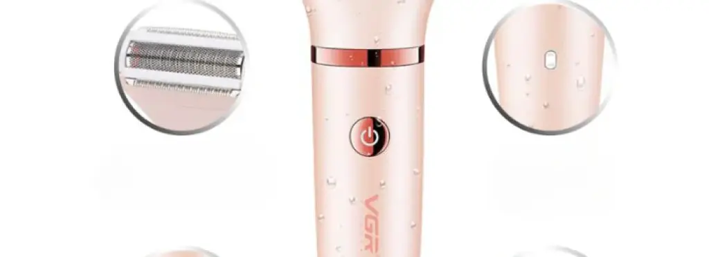 VGR V-735 hair removal device - 3 in 1 waterproof and fast charging