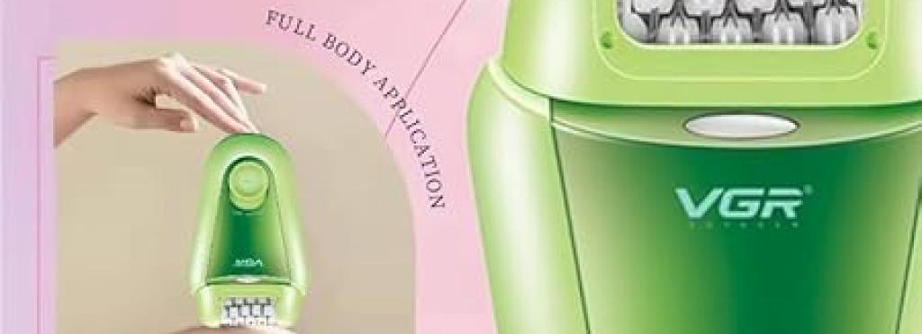 VGR V-758 hair removal machine - stainless steel blade and lightweight portable