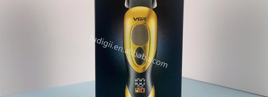 VGR V-227 Professional Hair Clipper - Cordless with Stainless Steel and Titanium Blades, USB Charging, Variable Cutting Length