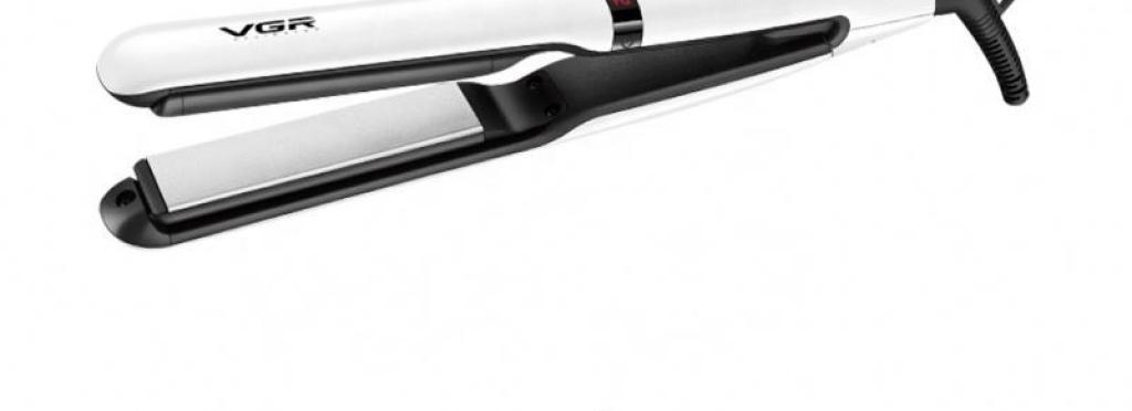 VGR V-512 Professional Hair Straightener - Ceramic with Variable Heat 140°-220°C, Instant Heating, Lightweight Design with 360° Rotating Cord