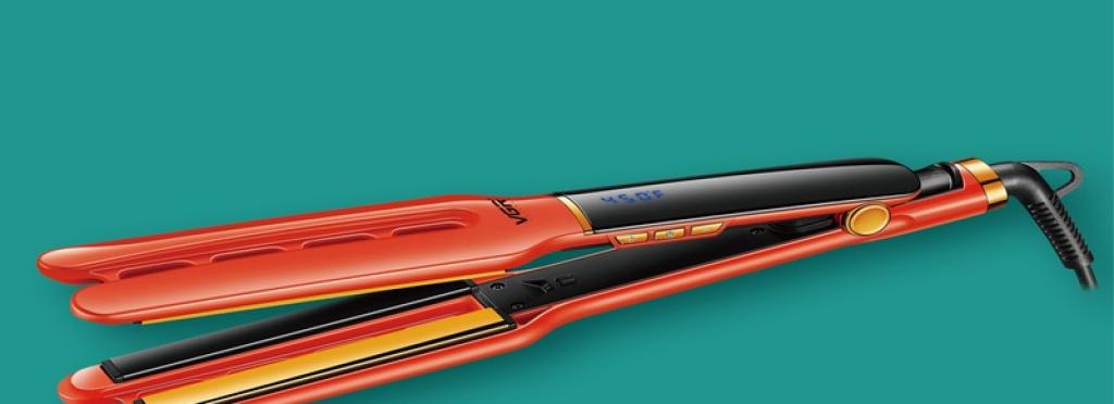 VGR V-532 Professional Hair Straightener - with Double-Layer Ceramic Technology, Heat Reaches 450°F, for Perfect Straightening and Healthy Shine
