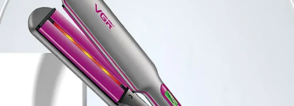 VGR V-562 Professional Hair Straightener and Smoothing - with Modern Design, Advanced Ceramic Plates, and Adjustable Heat Reaching 446°F