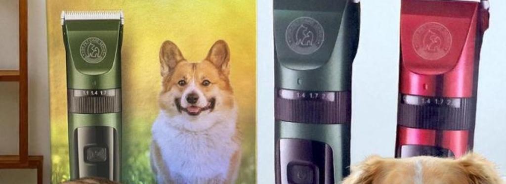 VGR Professional Pet Grooming Clipper V-240 - Ultra-Quiet Ceramic Blades, Powerful Motor with 4 Speeds, 150-Minute Battery, Smart Digital Screen