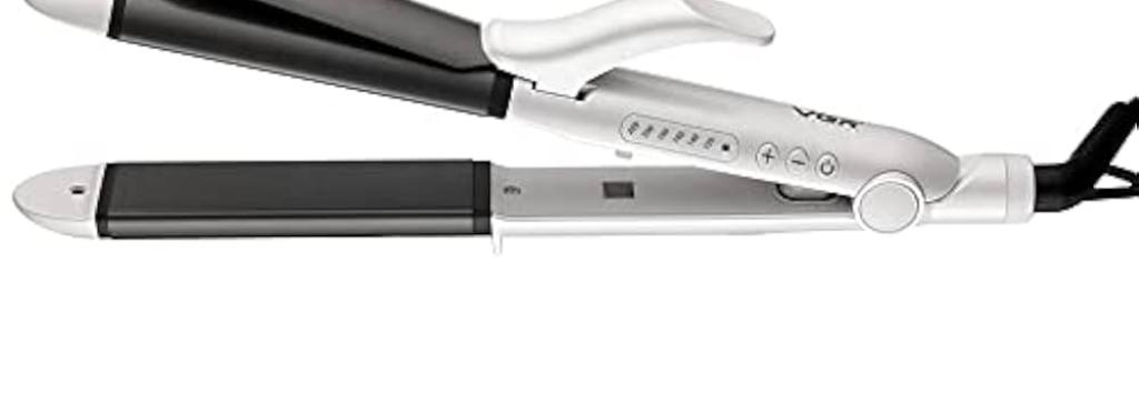 VGR 558 Professional Curling Iron - For Fast, Safe, and Controlled Hair Waves, in Elegant White