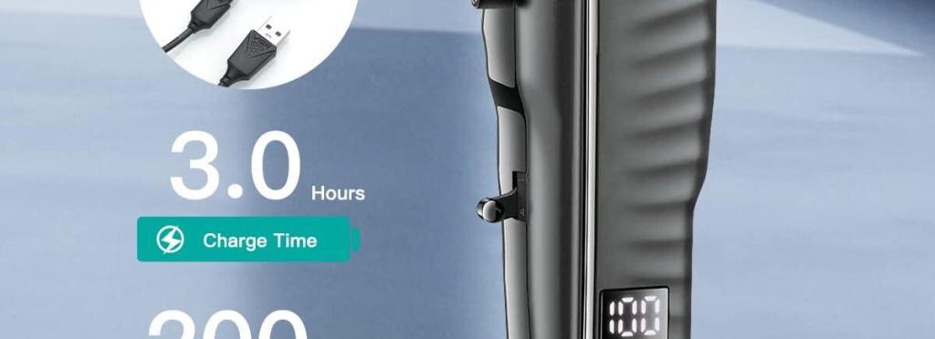 VGR VOYAGER Professional Hair Clipper 200-Minute Runtime V-683