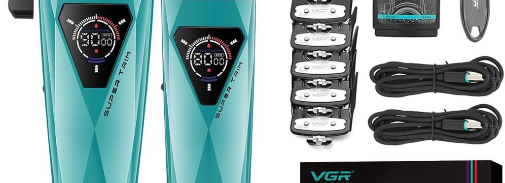 VGR Professional Shaver Set DLC Ceramic V-877S2