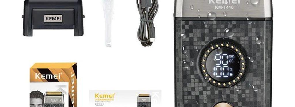 Kemei Hair Shaver KM-T410 with Triple Blades