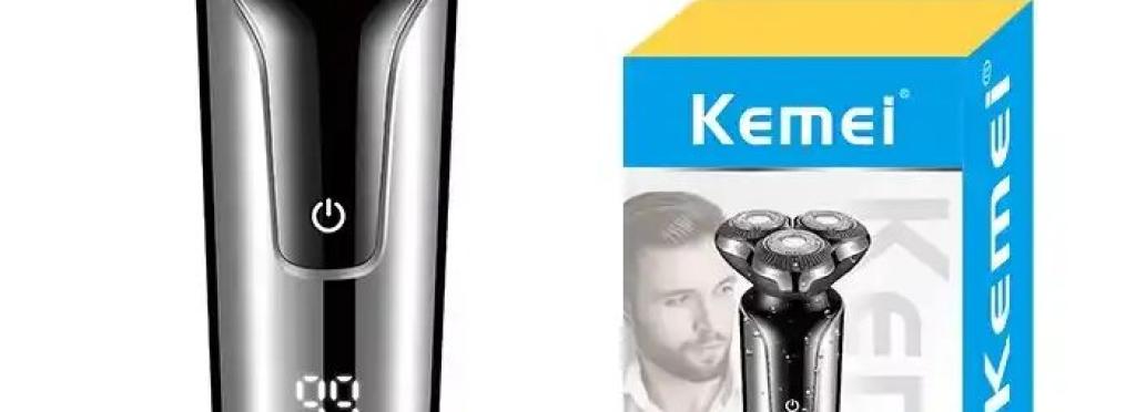 Kemei KM-774 hair clipper with triple rotating blades