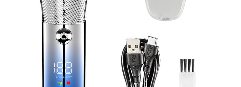 Kemei men's hair clipper triple rotating head KM-T86
