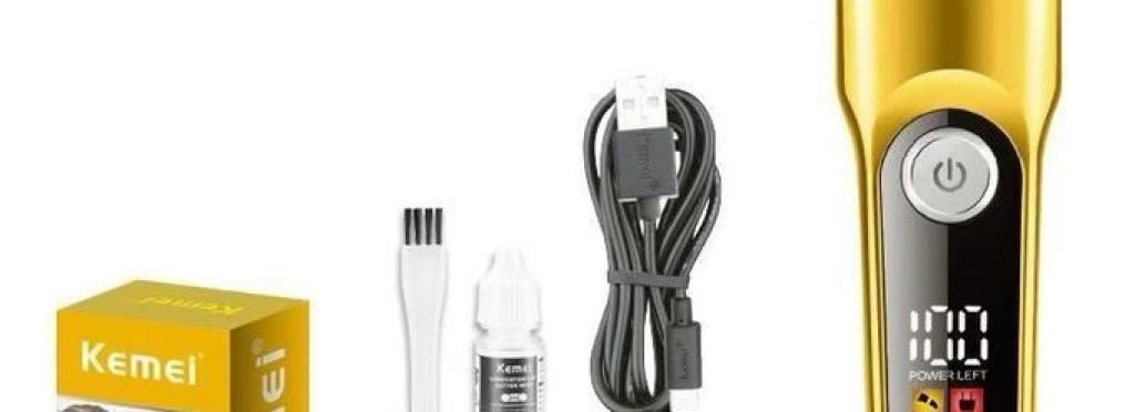 Kemei wireless hair clipper with fine blades KM-287