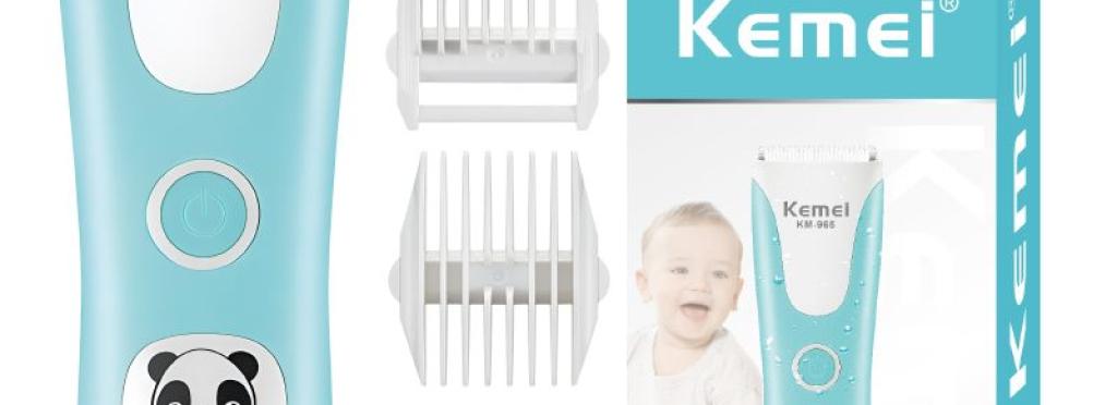Kemei children's hair clipper with hair vacuum KM-965