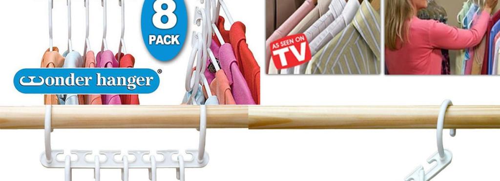 Magic clothes hanger 8 hangers Wonder Hanger