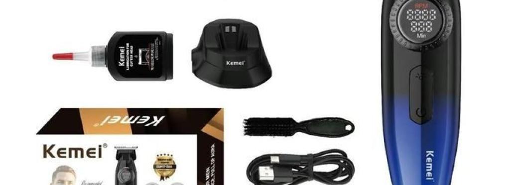 Kemei KM-1868 hair clipper with LCD screen