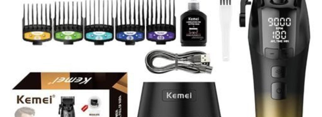 Kemei professional hair and beard clipper 9000 RPM 1858A