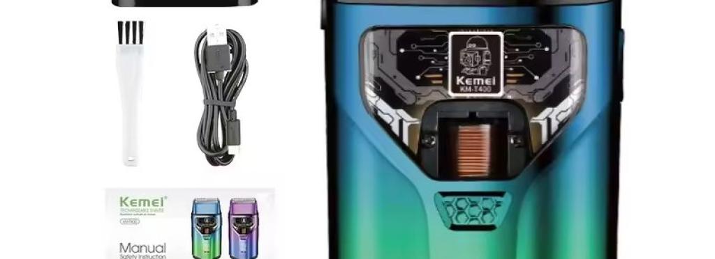 Kemei KM-T400 electric hair clipper with reciprocating dual blades