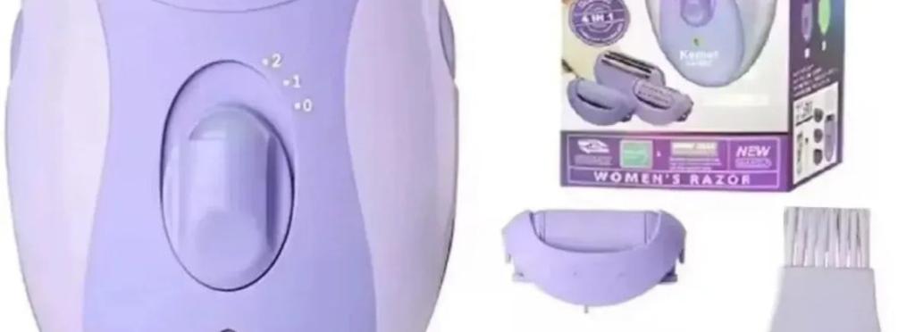 Kemei 4-in-1 women's wireless care clipper water-resistant KM-6037