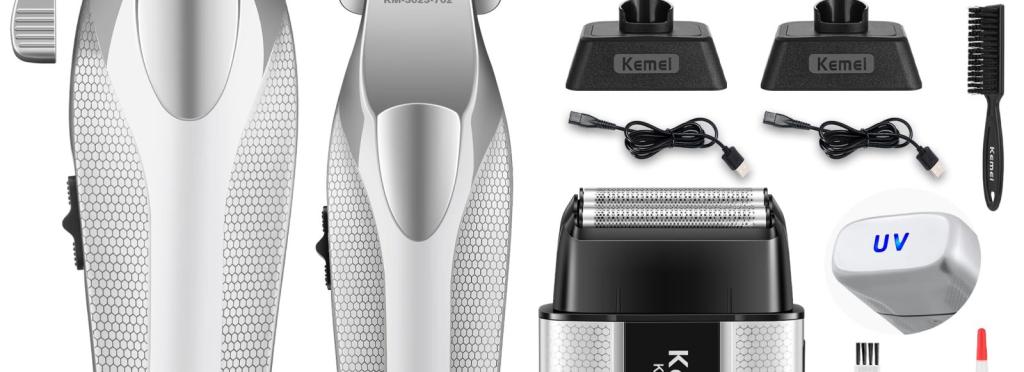 Kemei professional clipping set 3 devices KM-3023-702 KM-1798 KM-T402