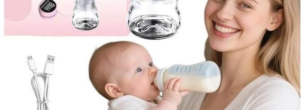Portable Electric Breast Pump for Milk Expression for Breastfeeding at Home or While Traveling