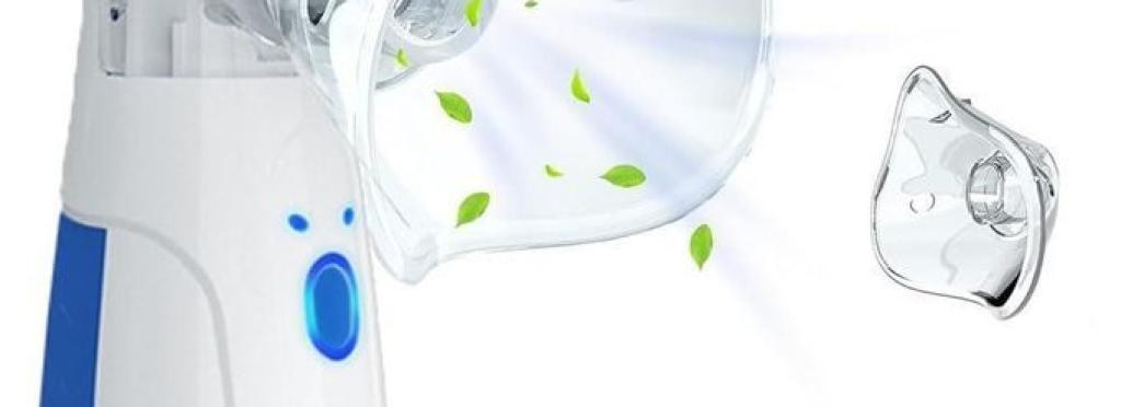 Portable Nebulizer to Convert Liquid Medicine into Fine Mist for Inhalation to Help Treat Respiratory Diseases