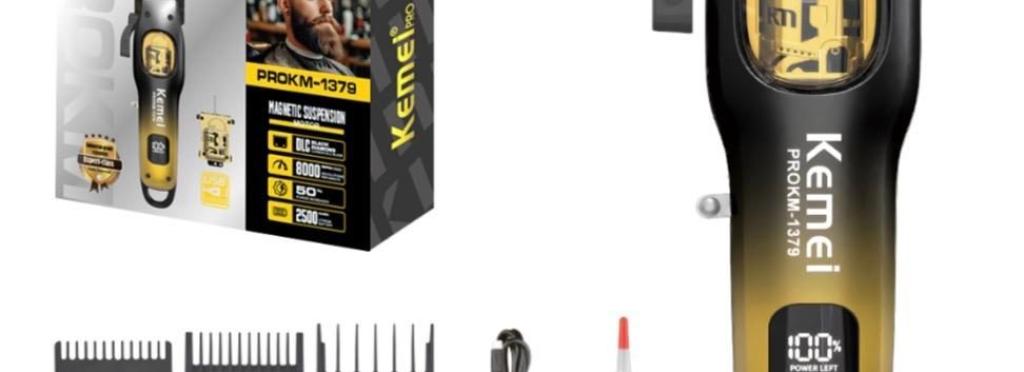KM 1379 Hair Cutting Clipper for Hair Cutting and Beard Definition