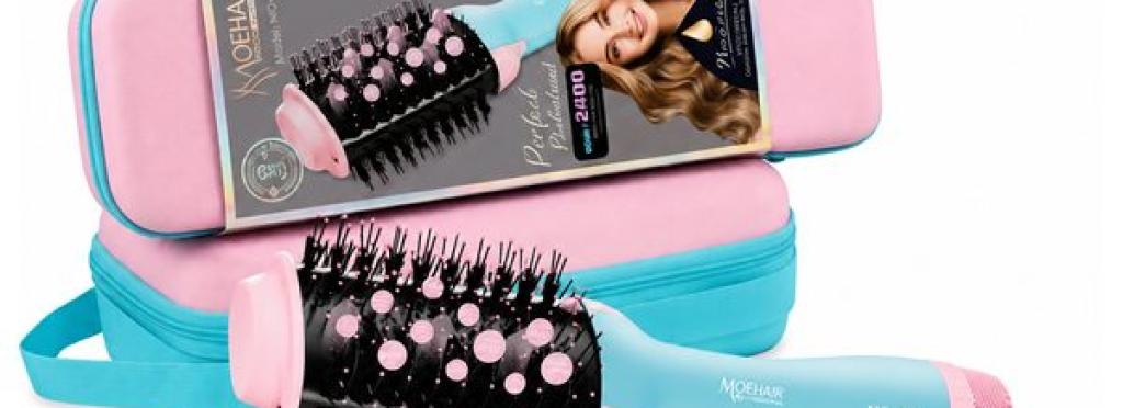 MoeHair MO-7169 hair drying and styling brush for drying, straightening and styling dry or wet hair