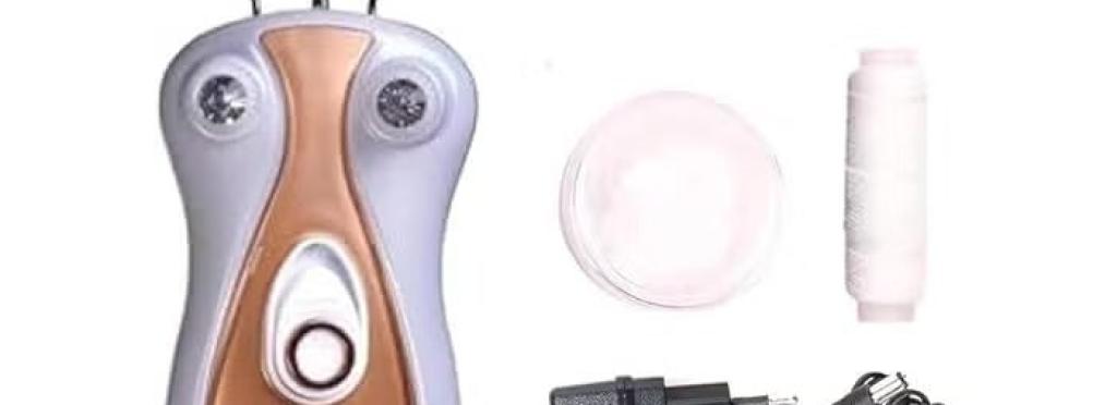 Moehair MO-9040 electric threading scissors for removing facial hair from the roots
