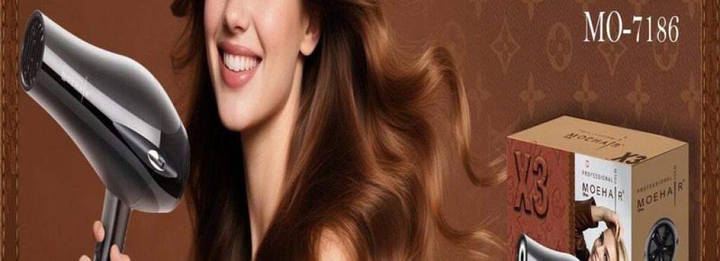 Moehair MO-7186 professional hair dryer for drying and styling hair at home or in salon