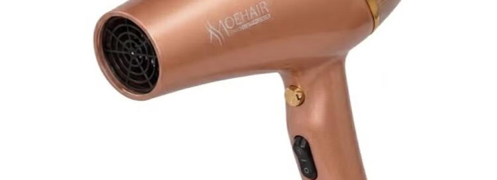 MoeHair MO-7202 professional ionic hair dryer for quick hair drying and styling at home or beauty salons