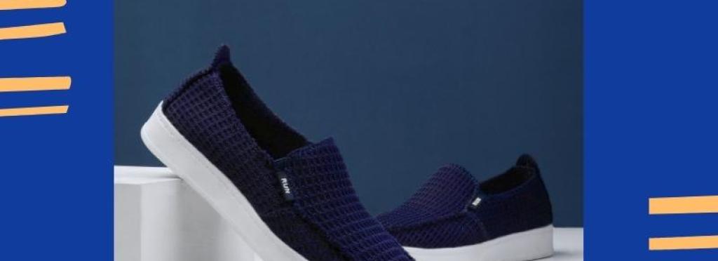 Men's mesh knit sneaker imported easy to wear