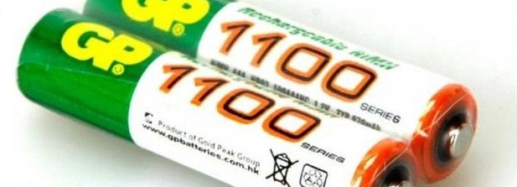 2 Rechargeable AAA GB Batteries AAA—1100mAh