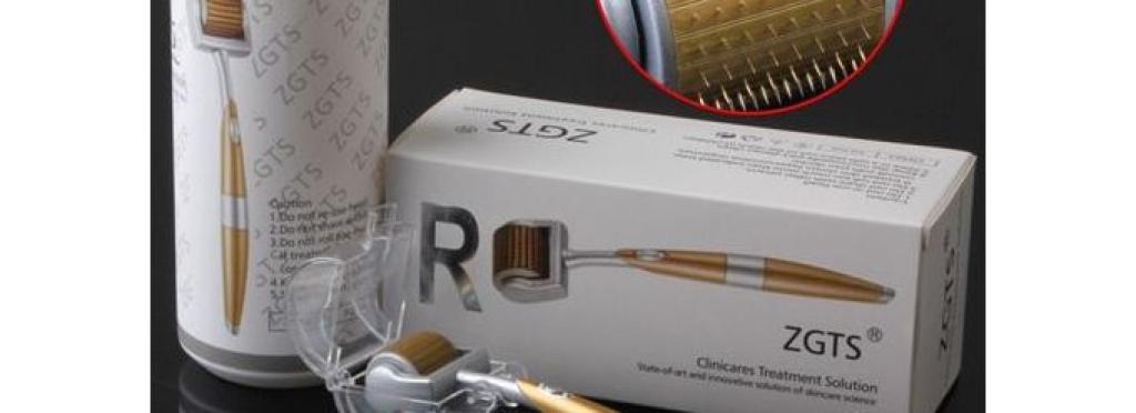 ZGTS derma roller Gold Titanium to restore skin freshness