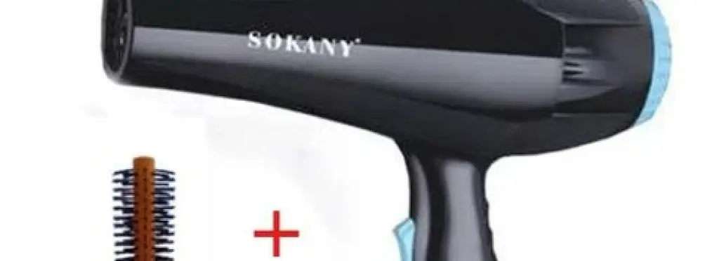 Sokany HS-3618 2300 Watt Hair Dryer for Drying and Straightening Hair + Wooden Brush
