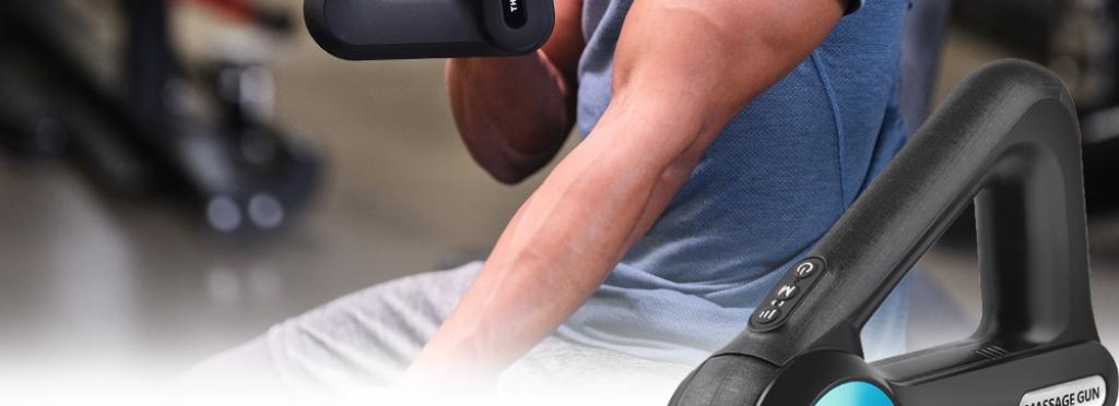 Authentic multi-speed massage gun equipped with 12 heads for muscle strengthening and pain relief