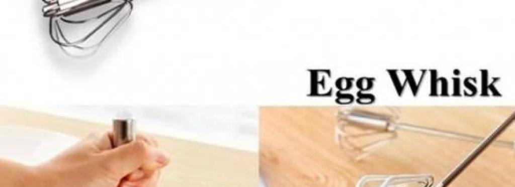 Manual egg beater and coffee mixer stainless steel