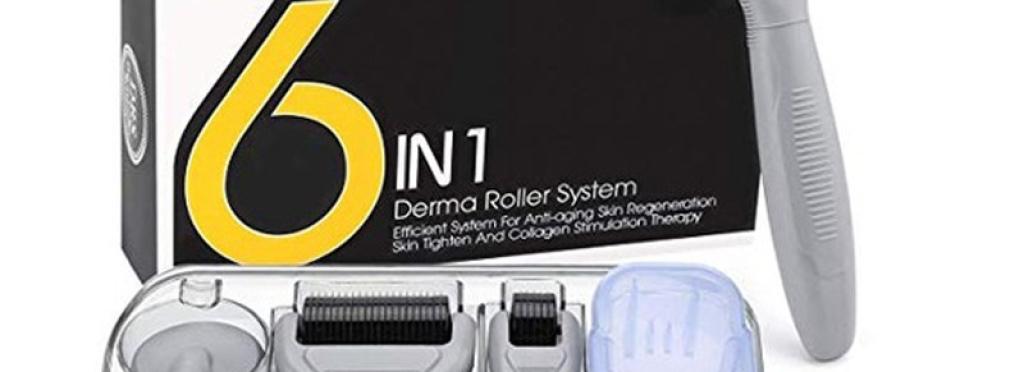 6-in-1 Derma Roller System for face and body