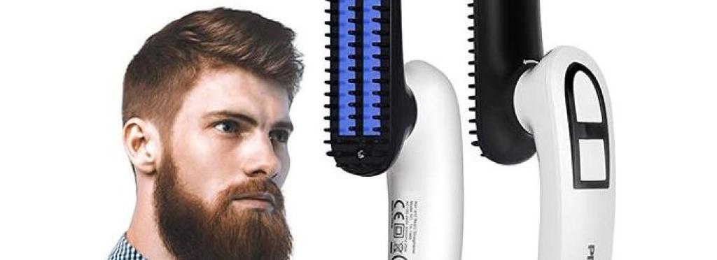 Quick heat styling comb for men's hair