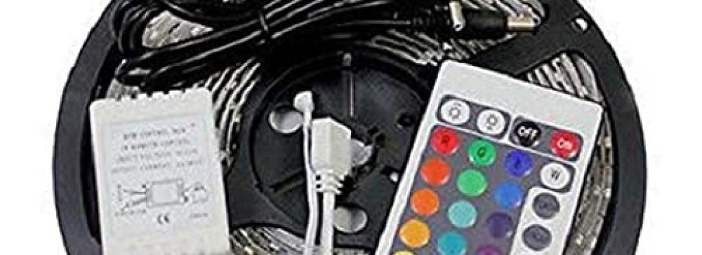 Buy multi-color LED strip for decoration - with remote and charger - 5 meters 12 volts - LED Strip With Remote Control - 5 M - 12V - 6A
