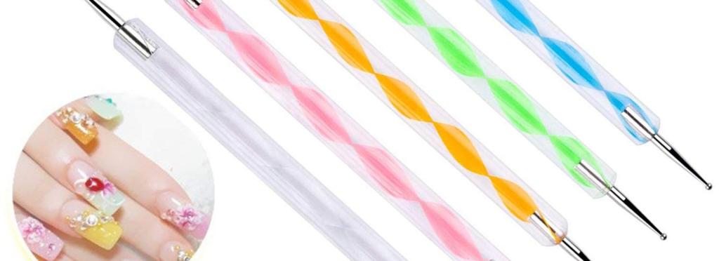 Nail dotting pen 5 color pens
