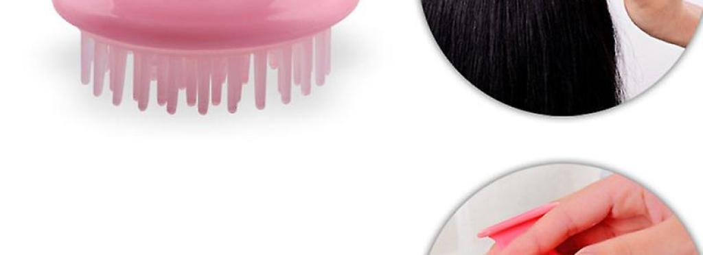 Silicone Hair Brush Shampoo Scalp