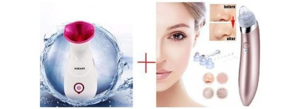 280 Watt Facial Steamer with Fat Suction Device Sokany