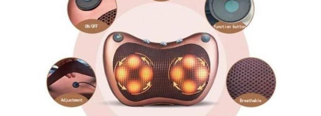 Thermal Massage Pillow for Neck and Back Massage and Full Body Massage