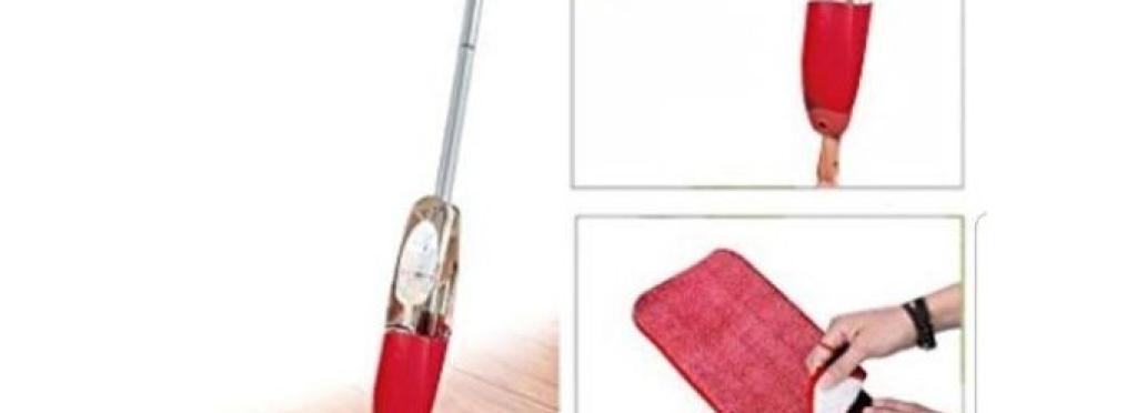 Spray mop for floors and surfaces with 3 refill pads