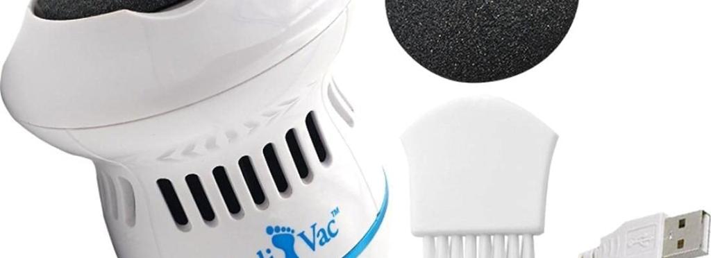 Pedi Egg Pedi Vac Callus Remover - White