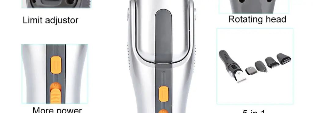 Kemei 8 in 1 hair clipper for hair, nose, body cutting and beard trimming KM-680A