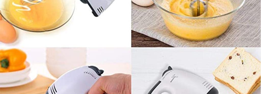 Portable handheld electric mixer 7 speeds turbo 4 stainless steel beater Portable Hand Mixer Machine