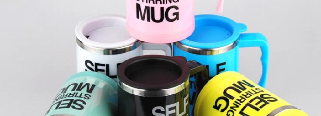 Self-stirring rotating mug electronic stainless steel Stainless Steel Electric Self Stirring Mug