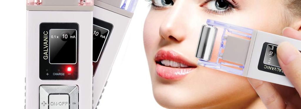 Home Body Tightening Device with Ionic Galvanic Technology for Skin Care and Massage