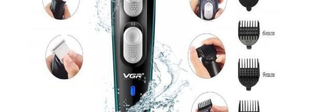 VGR VGR- V-055- Hair clipper for hair and beard shaving, rechargeable
