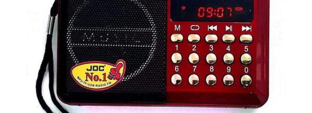 Joc FM Radio - USB - Memory - Red