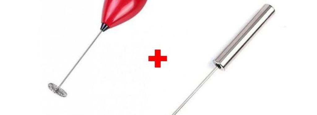 Nescafé mixer - 2 speed + manual stainless steel egg beater